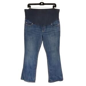 Old Navy Maternity Full Panel Kick Boot Bootcut Jeans Size 10
